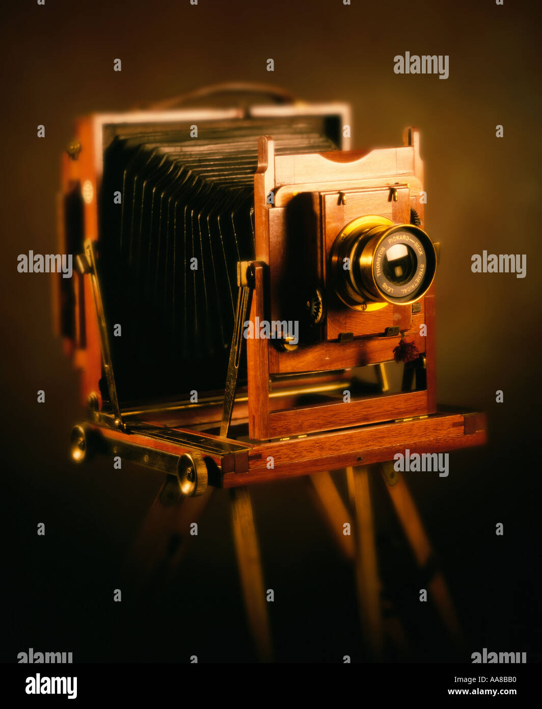 Antiquariato piastra VINTAGE FOTOCAMERA Foto Stock
