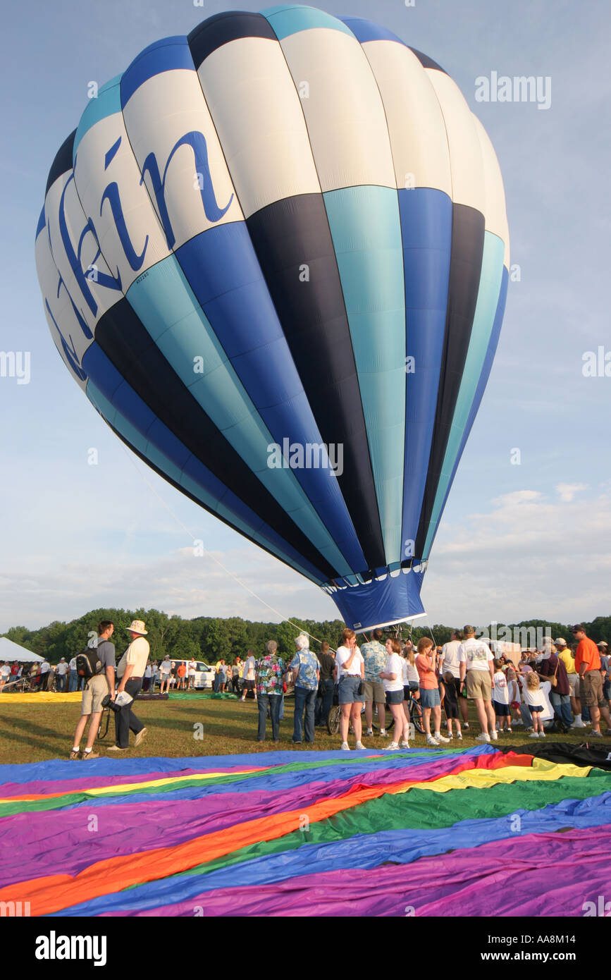Alabama Morgan County, Decatur, Alabama Jubilee Hot Air Balloon Classic, volo, visitatori viaggio viaggio turismo turistico punto di riferimento cultura Foto Stock