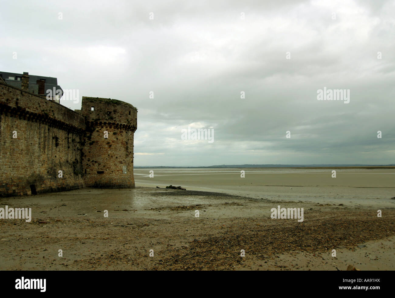 Mont Saint Michelle, Francia Foto Stock