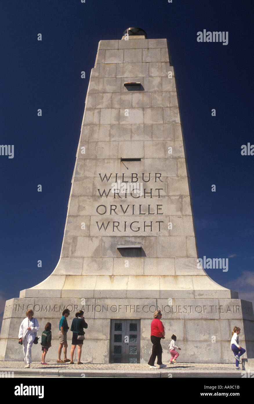 AJ11123, Wright Brothers National Memorial, North Carolina, Outer Banks, NC Foto Stock