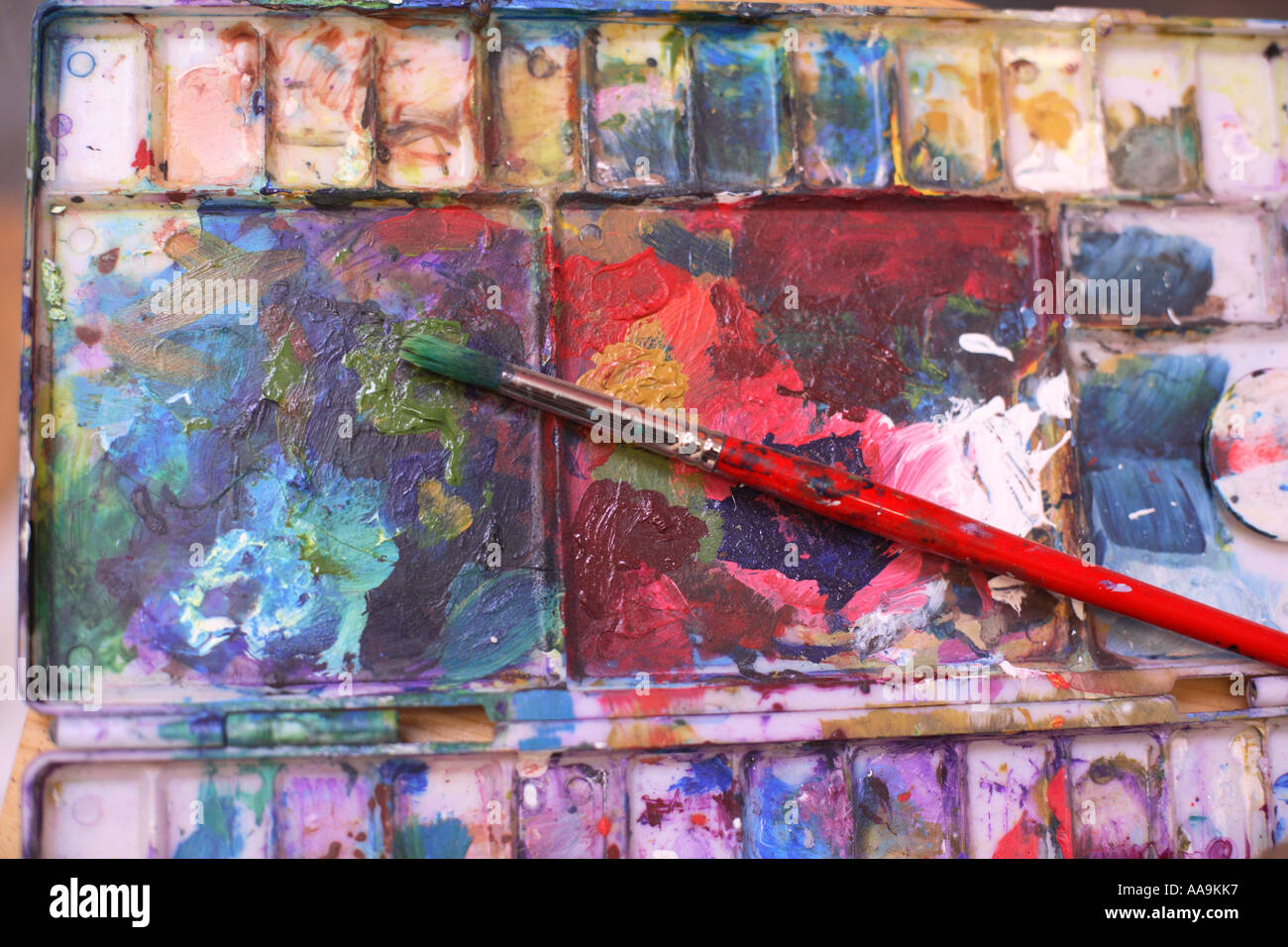 Forniture di verniciatura Foto Stock