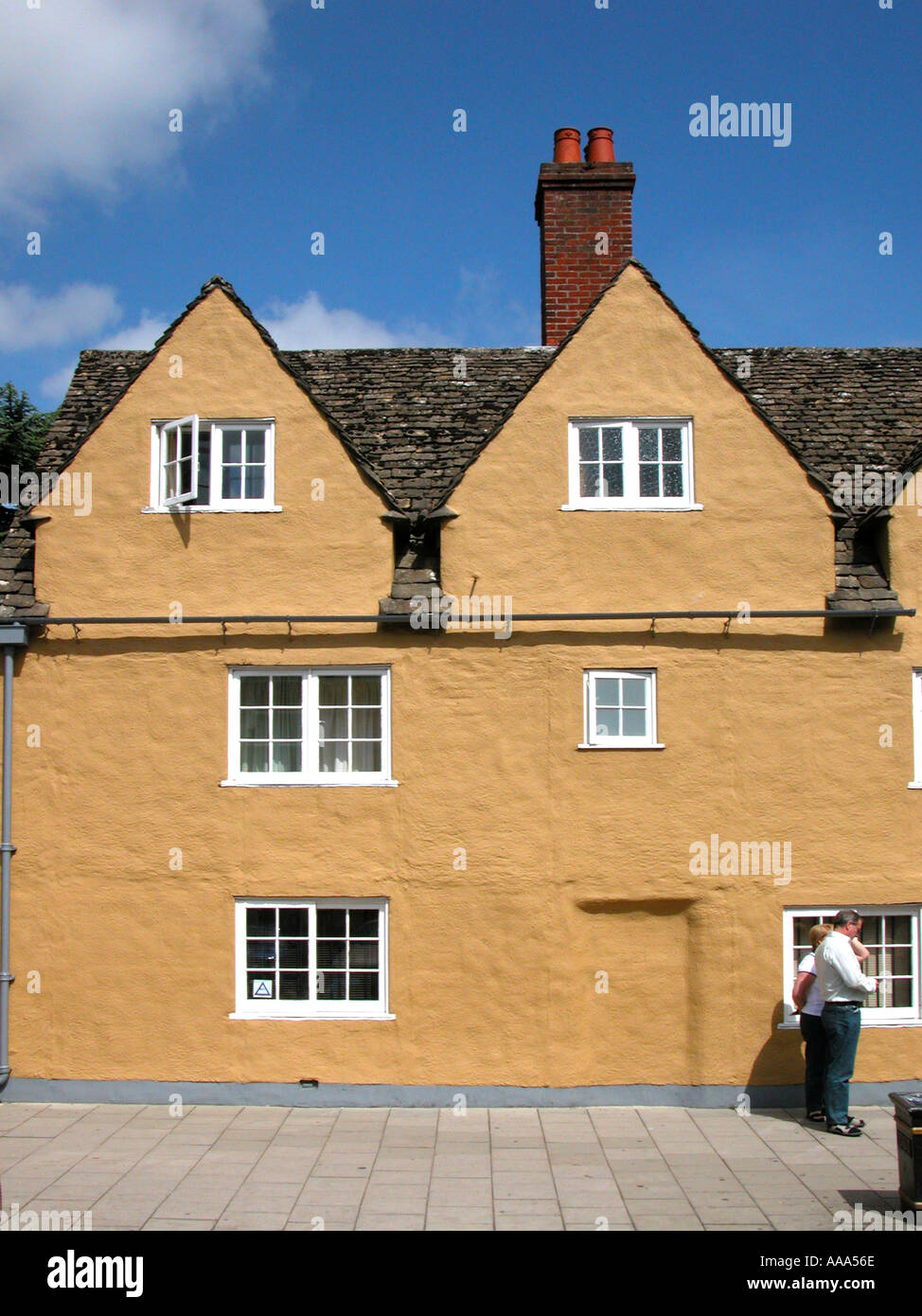 Gli edifici di vecchia costruzione Trinity College su Broad Street Oxford Regno Unito Foto Stock