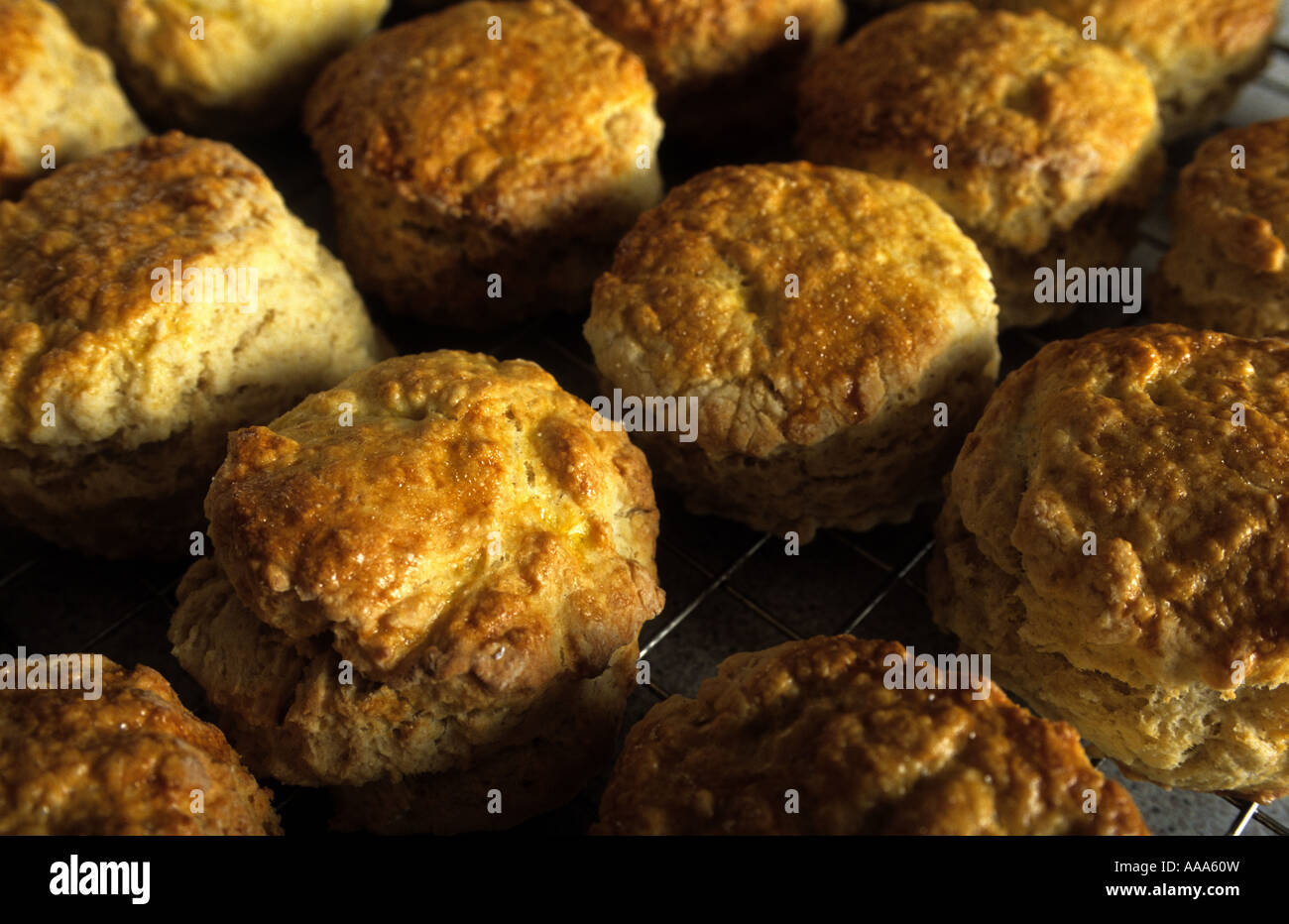 Focaccine fatte in casa Foto Stock