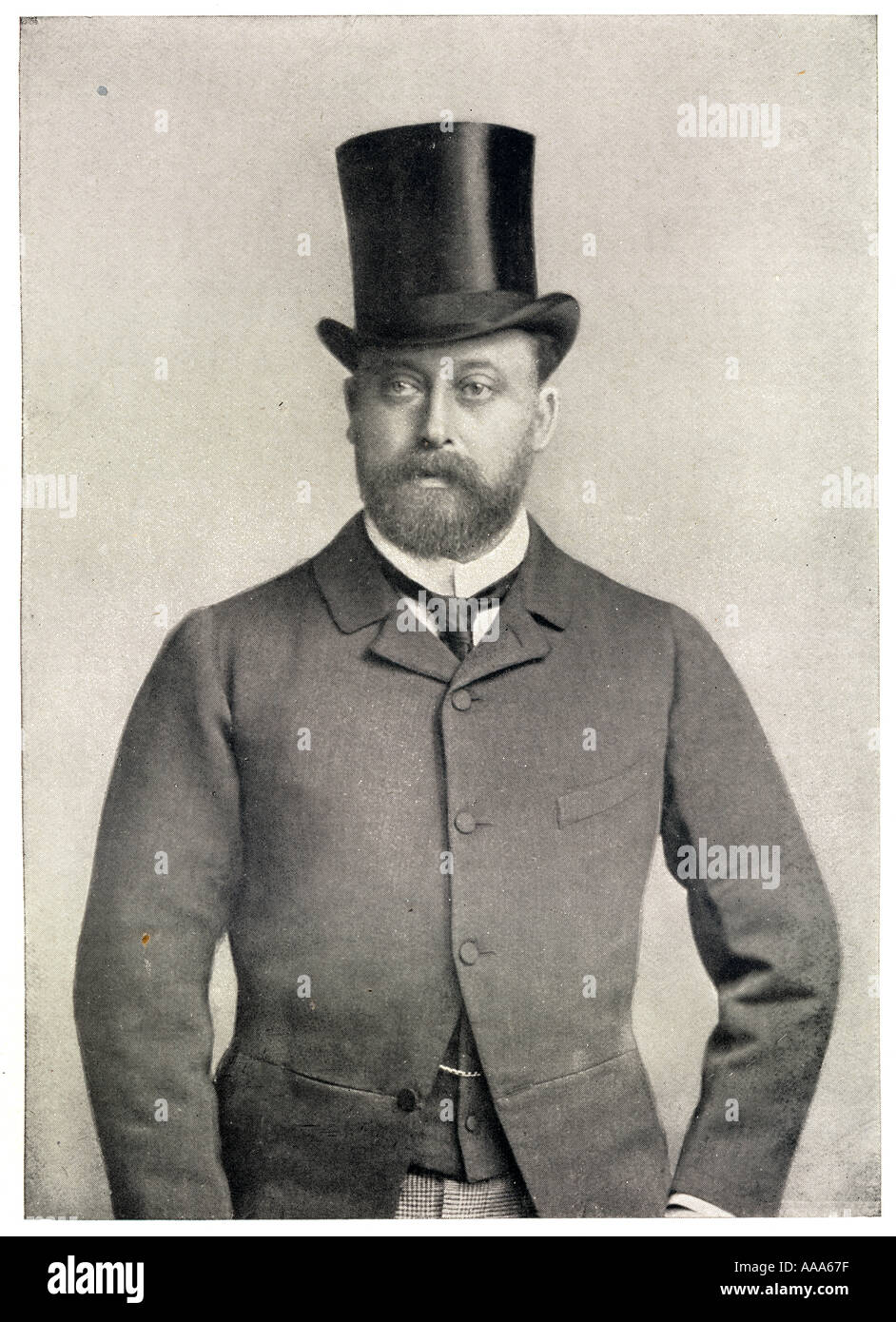 Edward VII, 1841 - 1910. Re d'Inghilterra, 1901 - 1910. Foto Stock