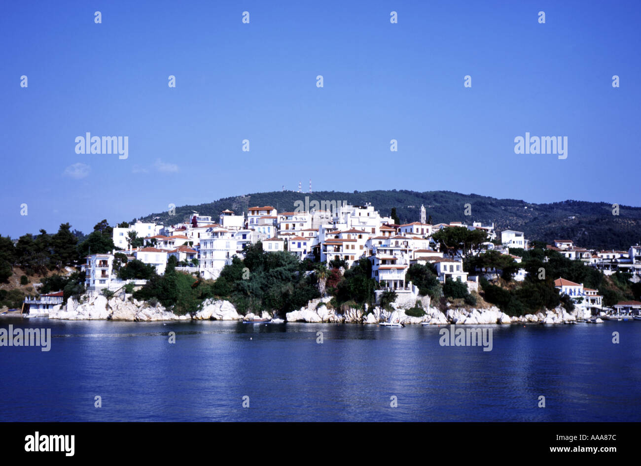 Skiathos Mare Egeo grecia Europa Foto Stock