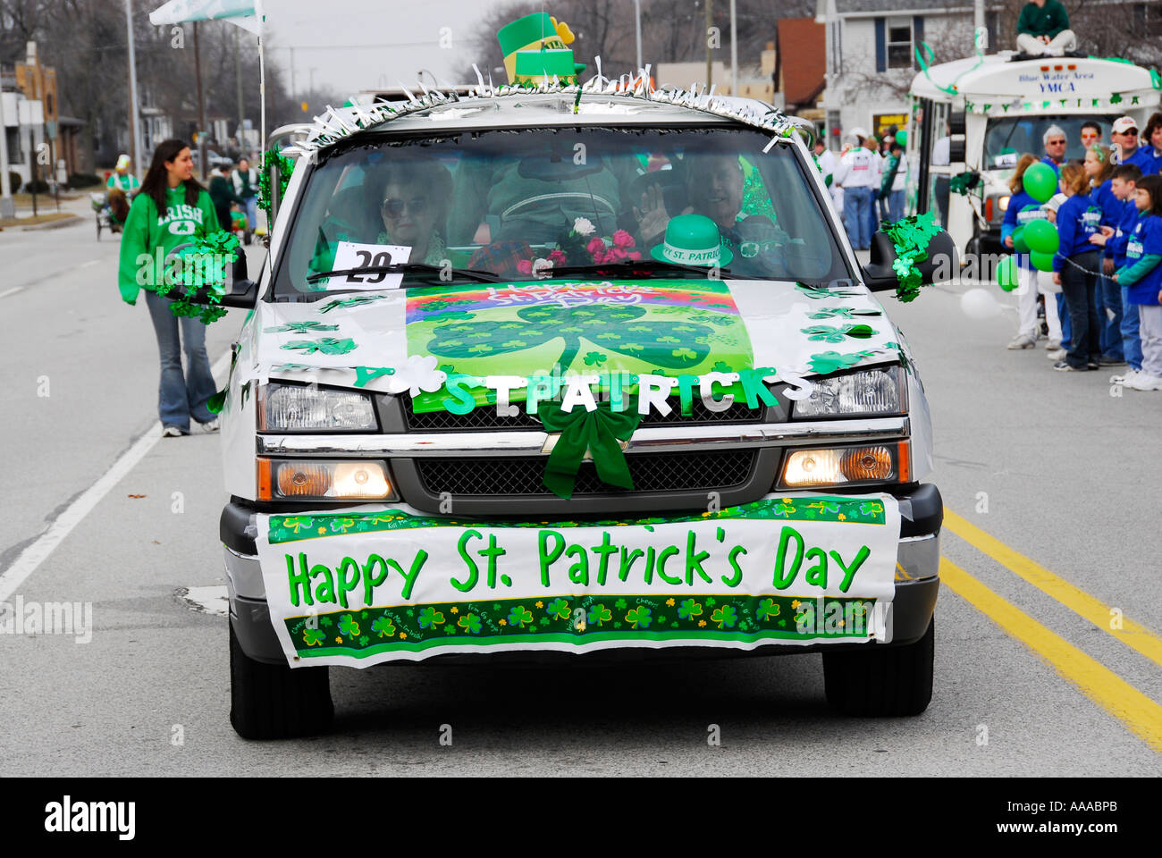 St Patrick s Day Parade e festival Foto Stock