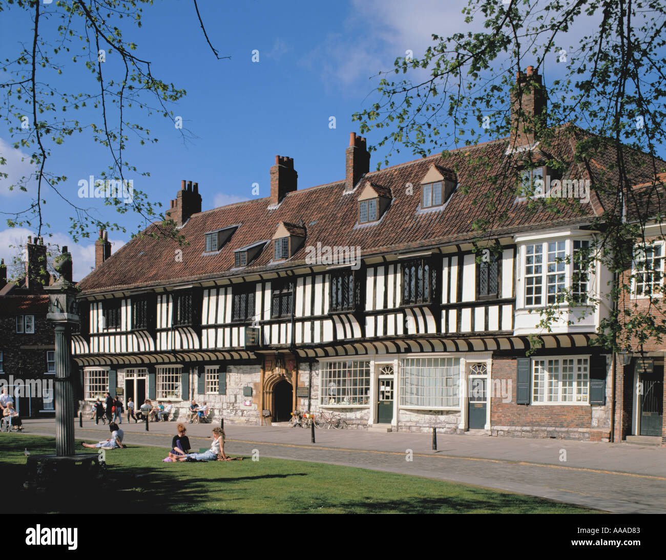 Bella pittoresco St William's College di College Street, Città di York, North Yorkshire, Inghilterra, Regno Unito. Foto Stock