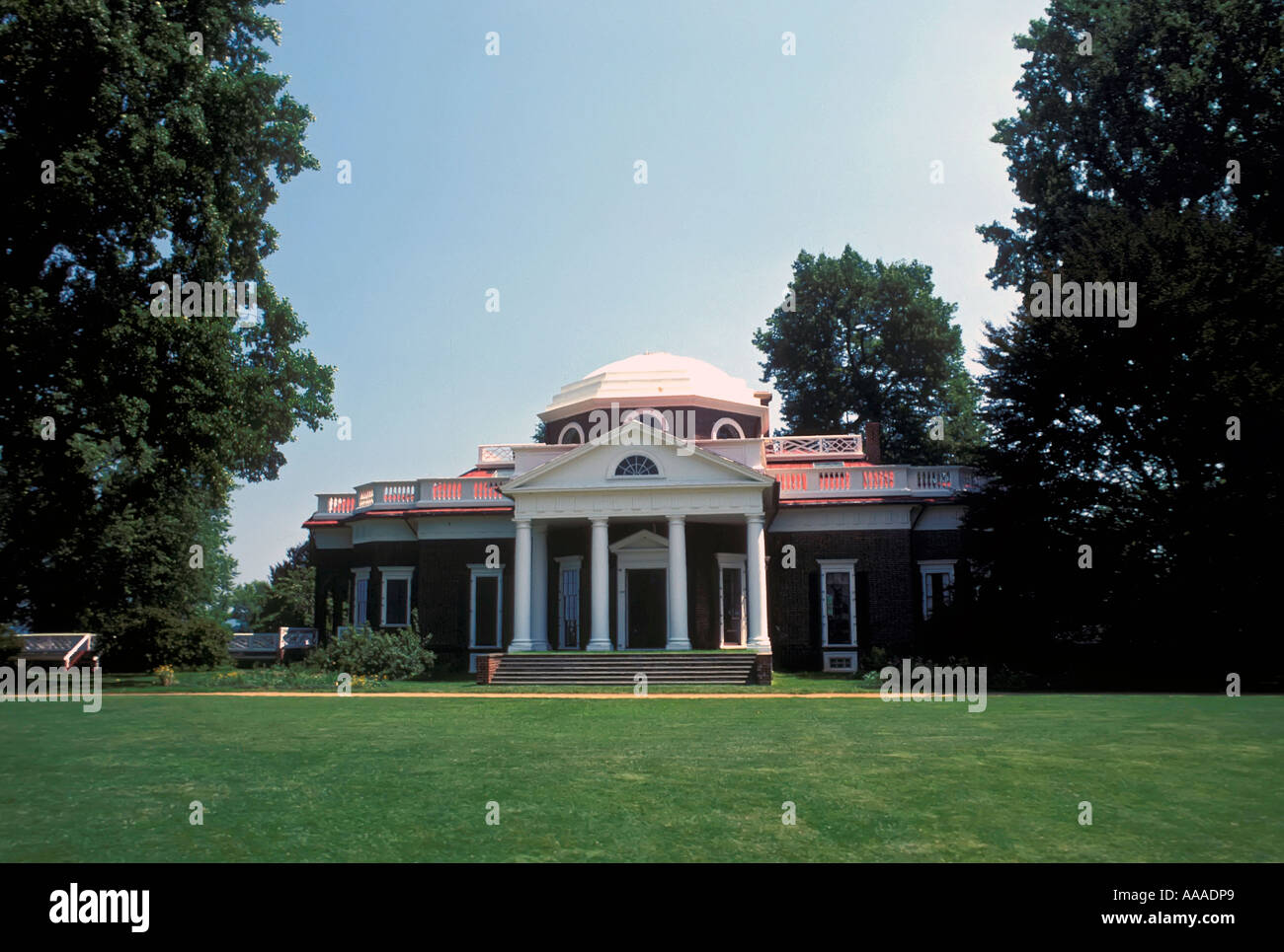 Thomas Jefferson s Monticello a Charlottesville in Virginia VA Foto Stock
