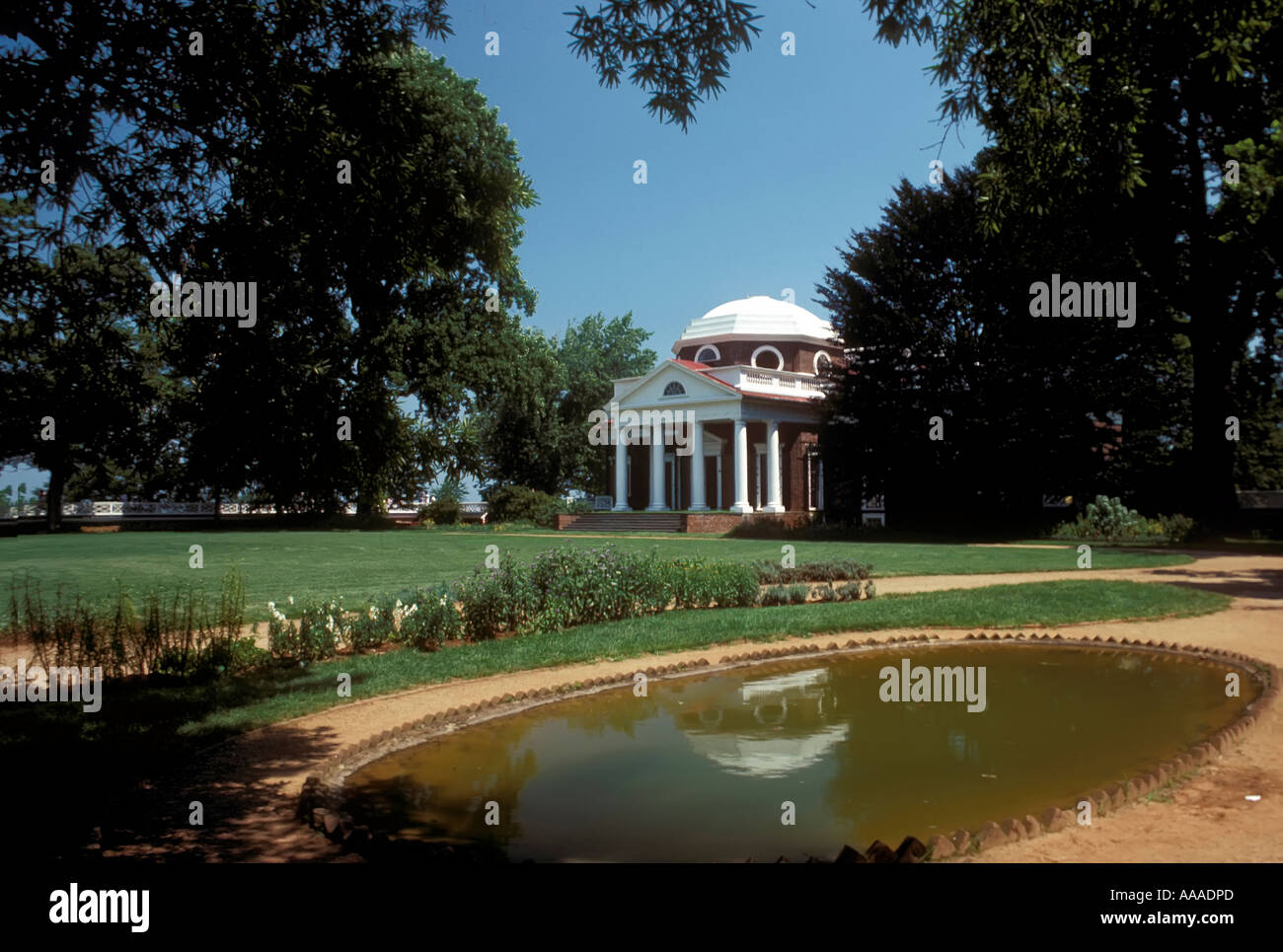 Thomas Jefferson s Monticello a Charlottesville in Virginia VA Foto Stock