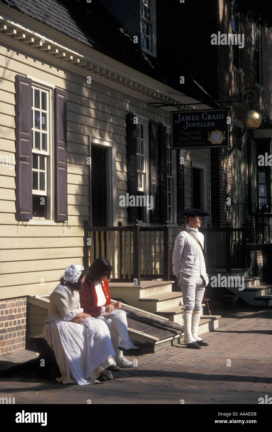 AJ13528, Colonial Williamsburg, VA, Williamsburg, Virginia Foto Stock
