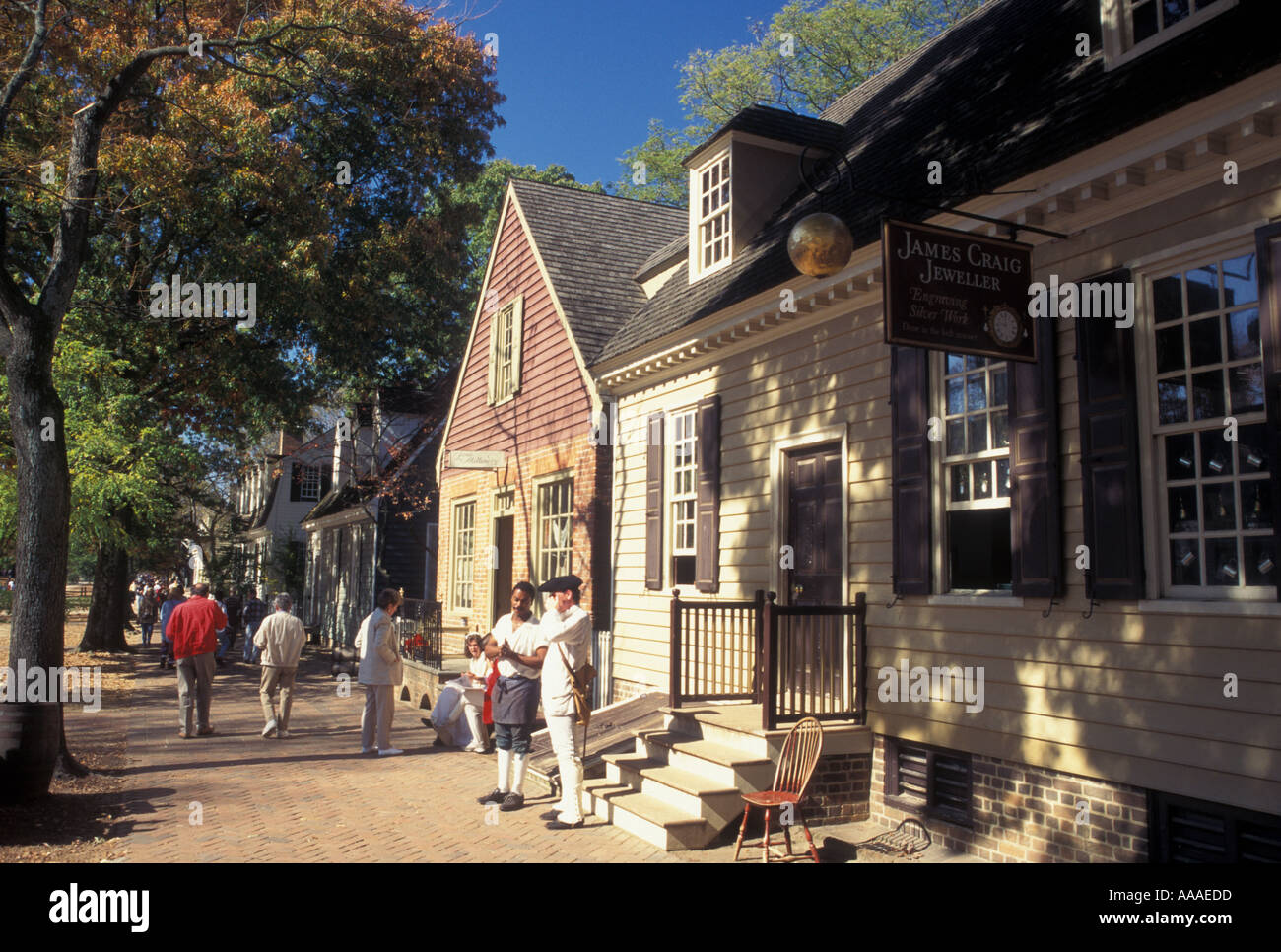 AJ13530, Colonial Williamsburg, VA, Williamsburg, Virginia Foto Stock