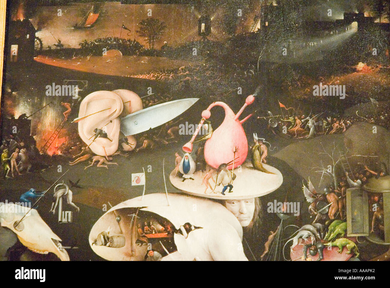 Giardino delle Delizie dipinto da Hieronymus Bosch Foto Stock