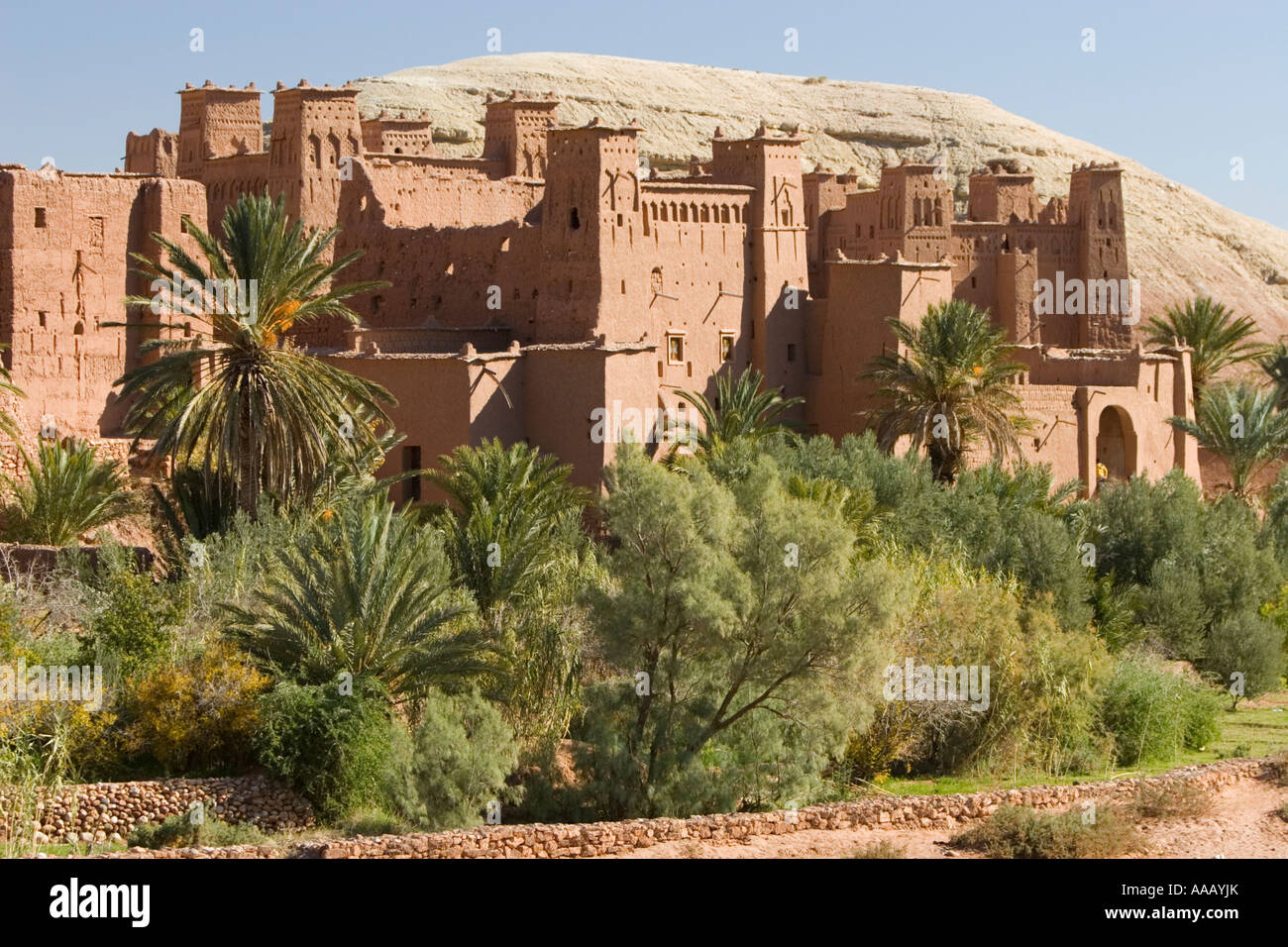 Vecchio Ait Benhaddou kasbah Marocco Foto Stock