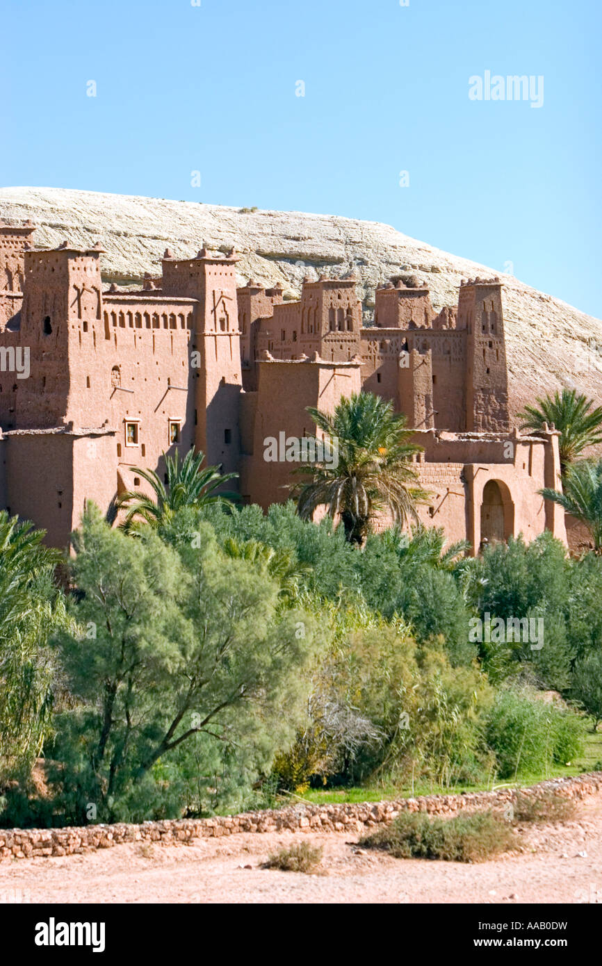 Vecchio Ait Benhaddou kasbah Marocco Foto Stock