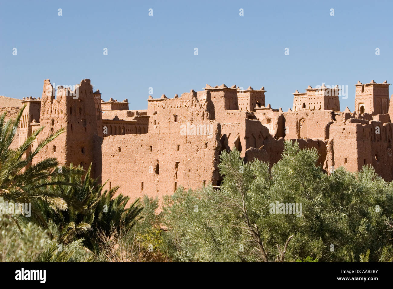 Vecchio Ait Benhaddou kasbah Marocco Foto Stock