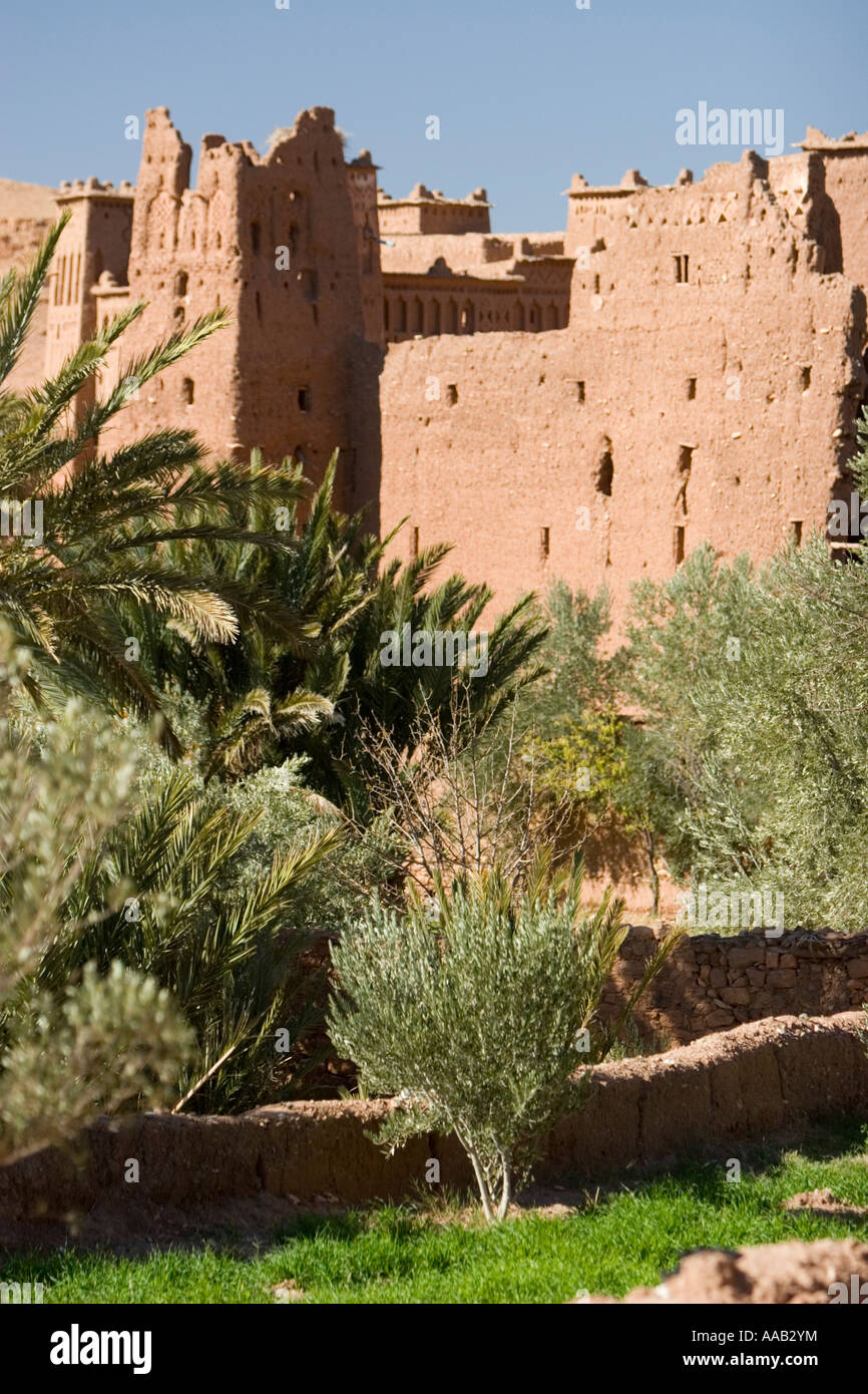 Vecchio Ait Benhaddou kasbah Marocco Foto Stock