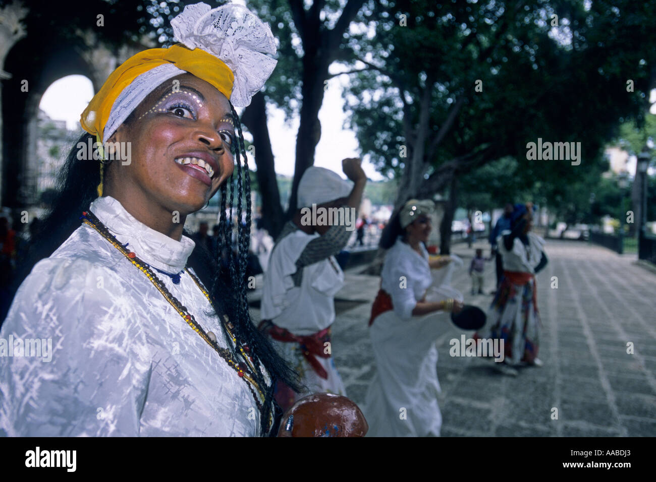 Ballerino nativo, Havana, Cuba Foto Stock