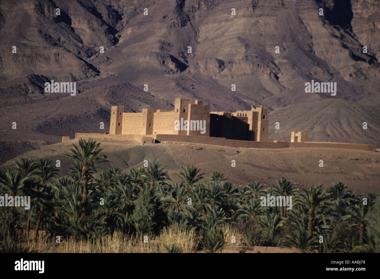 Vecchia Fortezza nella valle di Dades Foto Stock