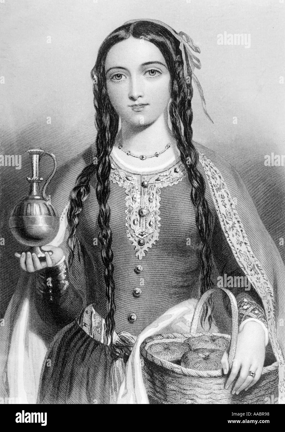 Matilde di Scozia, aka Edith c 1079/80 - 1118. Regina di Enrico I di Inghilterra. Foto Stock