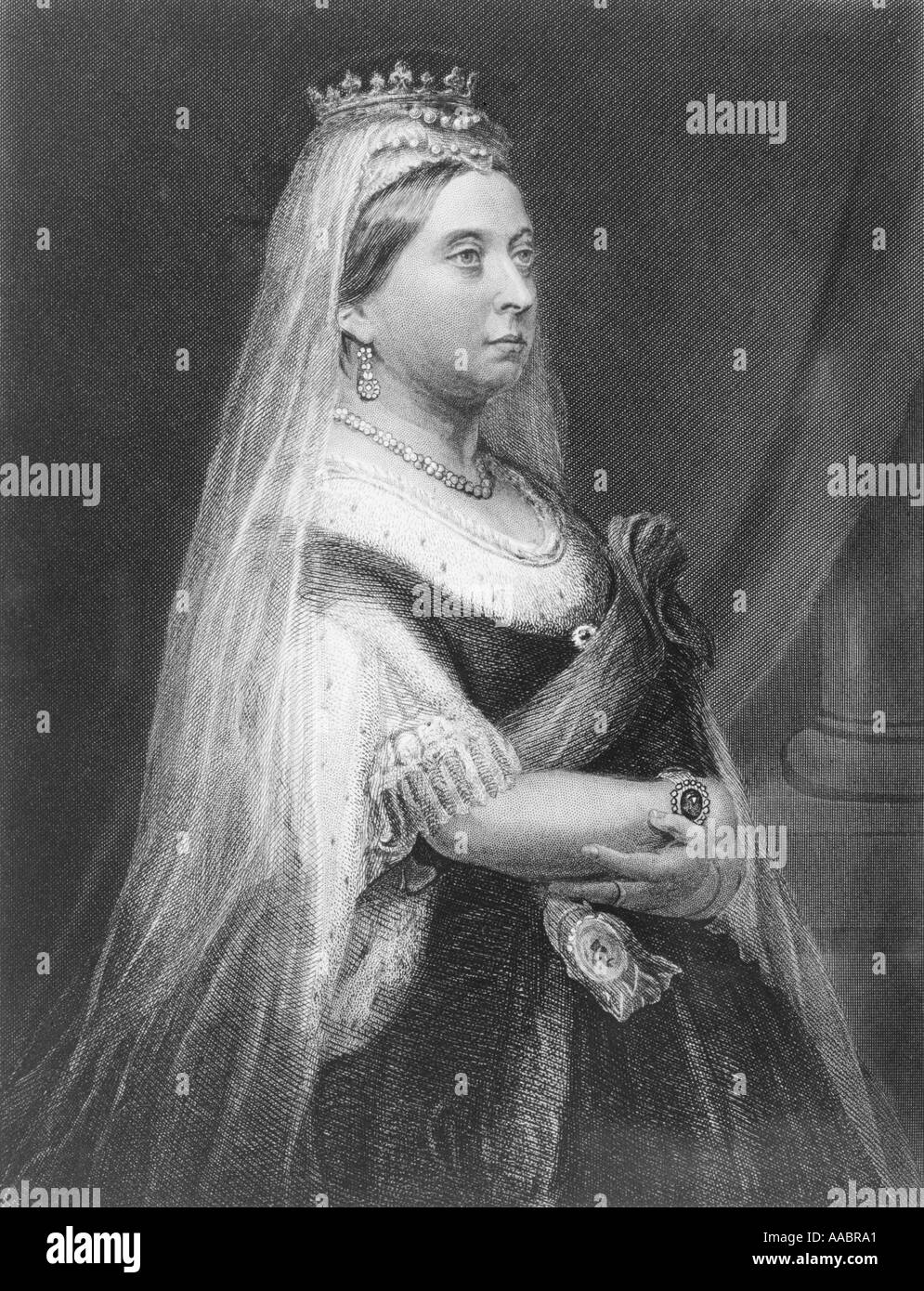 La regina Victoria, 1819 - 1901. Regina della Gran Bretagna. Foto Stock