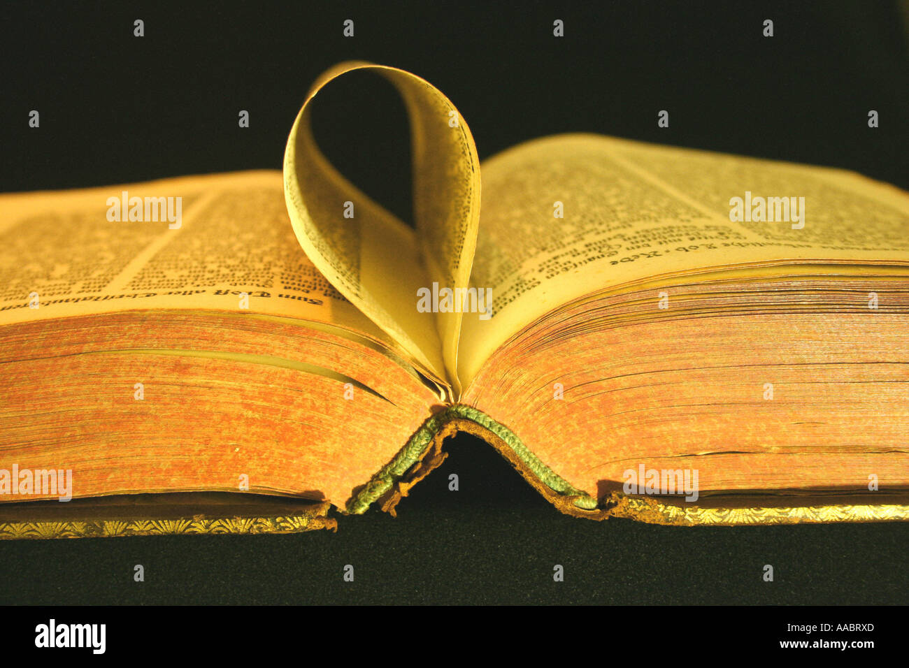 libro aperto Foto Stock