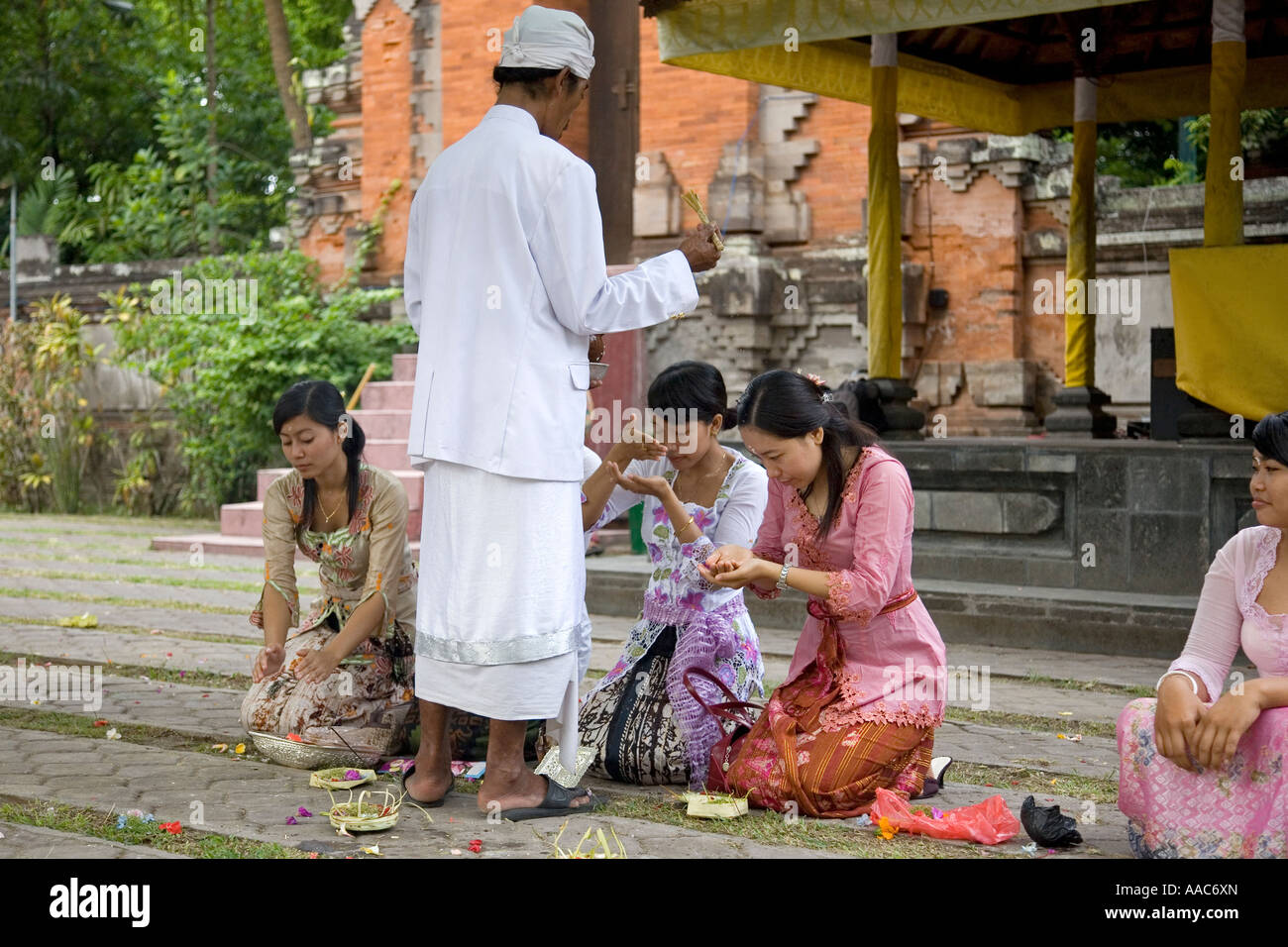 Tempio Jagatnatha Denpasar Bali Indonesia Foto Stock