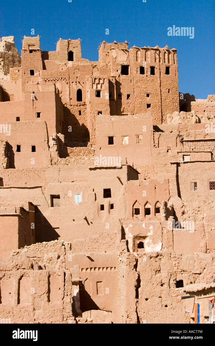 Vecchio Ait Benhaddou kasbah Marocco Foto Stock