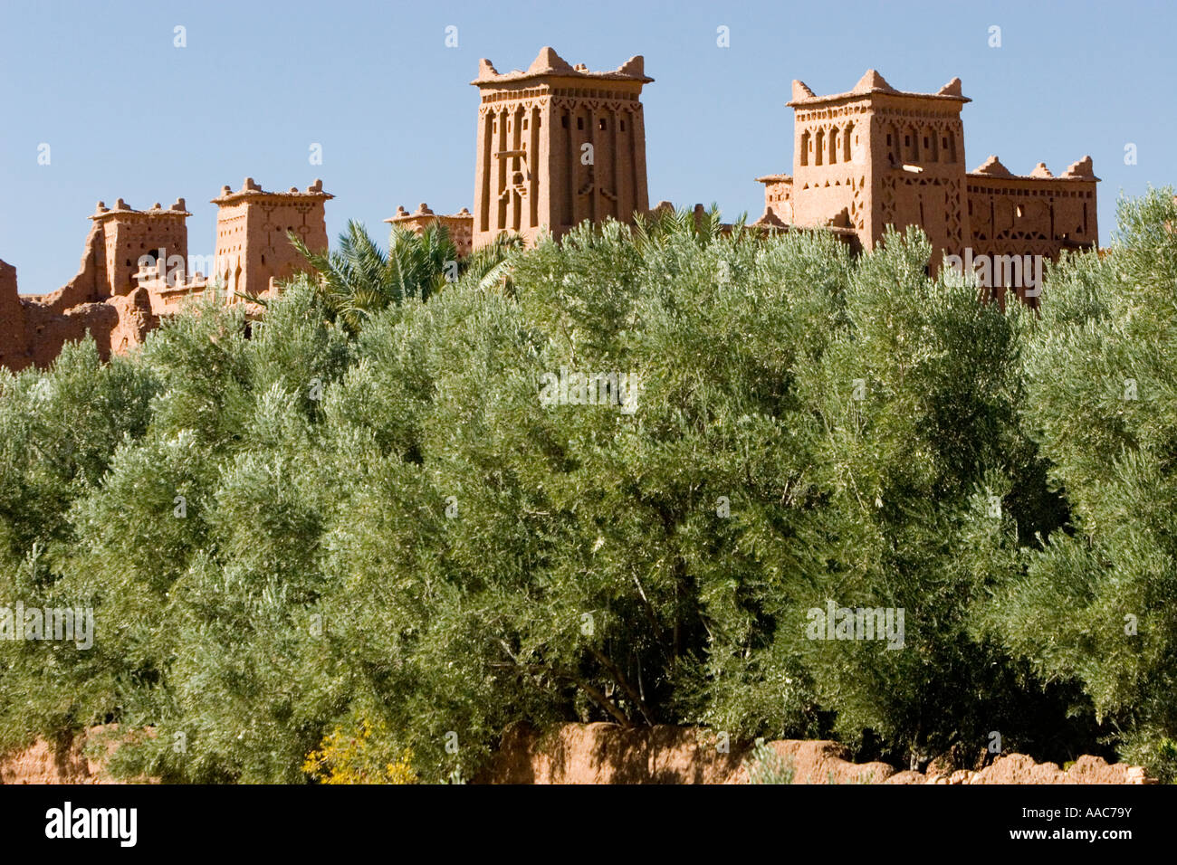 Vecchio Ait Benhaddou kasbah Marocco Foto Stock