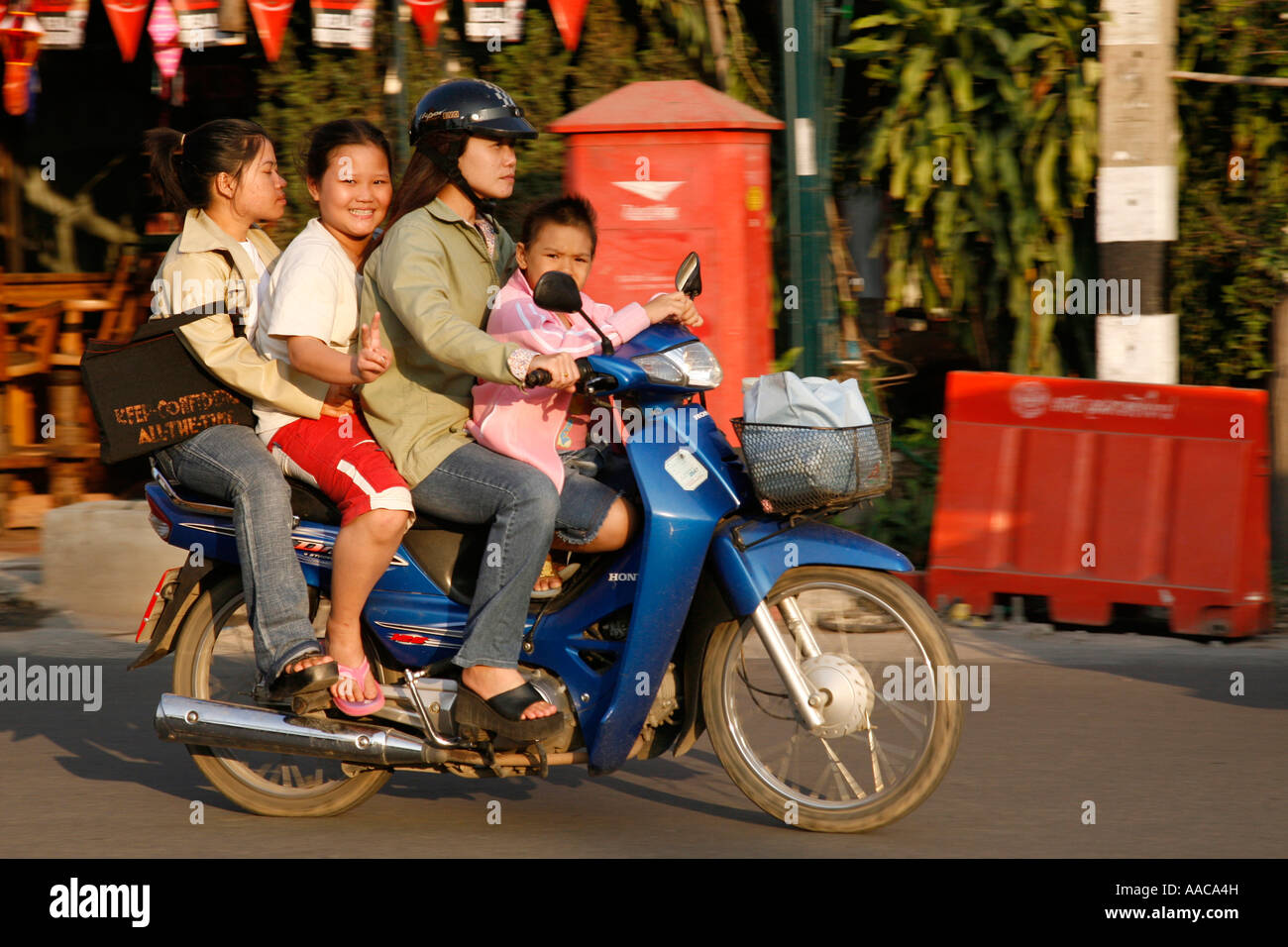 Motociclo Chiang Mai Thailandia Foto Stock