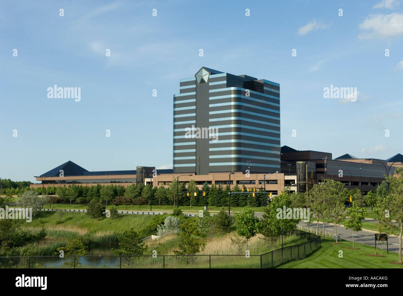 Chrysler Group LLC Sedi nel mondo e il centro tecnologico a Auburn Hills Michigan STATI UNITI Foto Stock