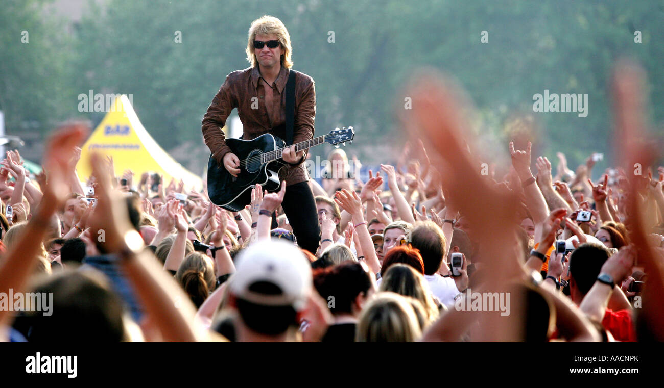 Bon Jovi in concerto a Koblenz Germania Renania-Palatinato Foto Stock