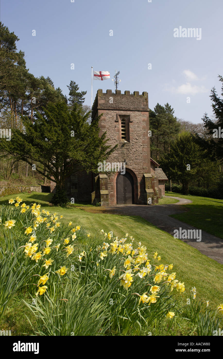 San Salvatore s chiesa parrocchiale di Wildboarclough vicino a Macclesfield Regno Unito Foto Stock