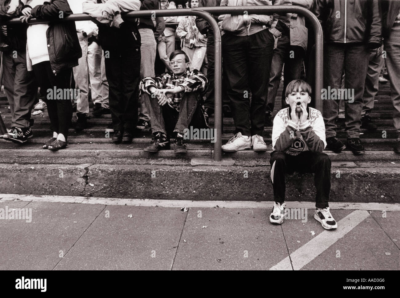 Boro rendere Coventry guardare come il Real Madrid Boro 0 Coventry 2, 6 febbraio 1993 Foto Stock