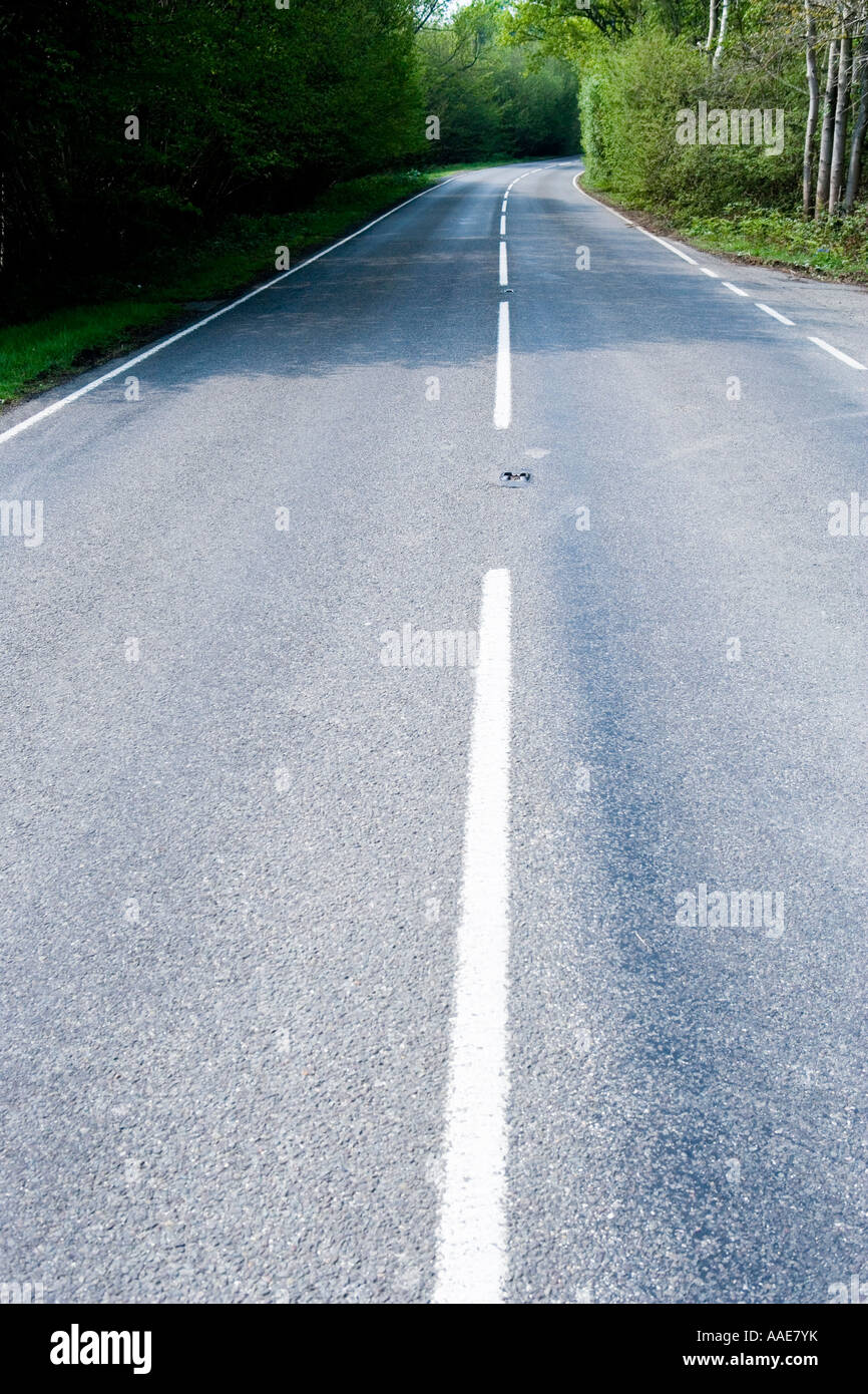 Strada nel Regno Unito Foto Stock