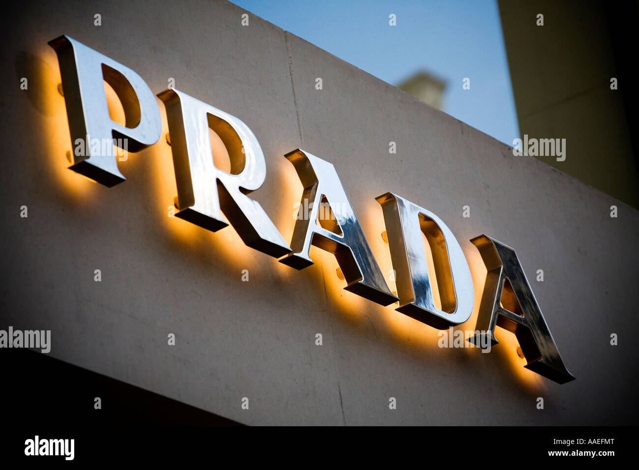 Prada store su New Bond Street Londra Foto Stock