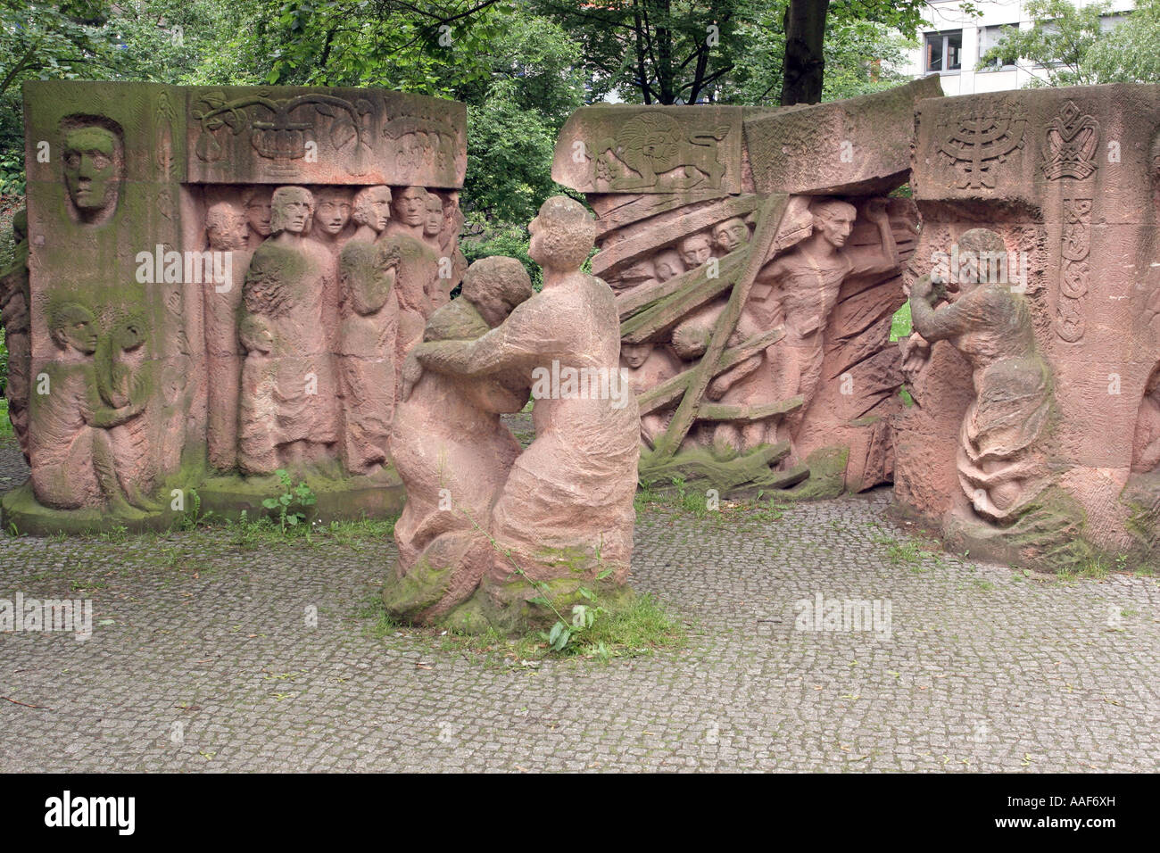 Rosenstrasse memorial, blocco der Frauen, Berlino Foto Stock