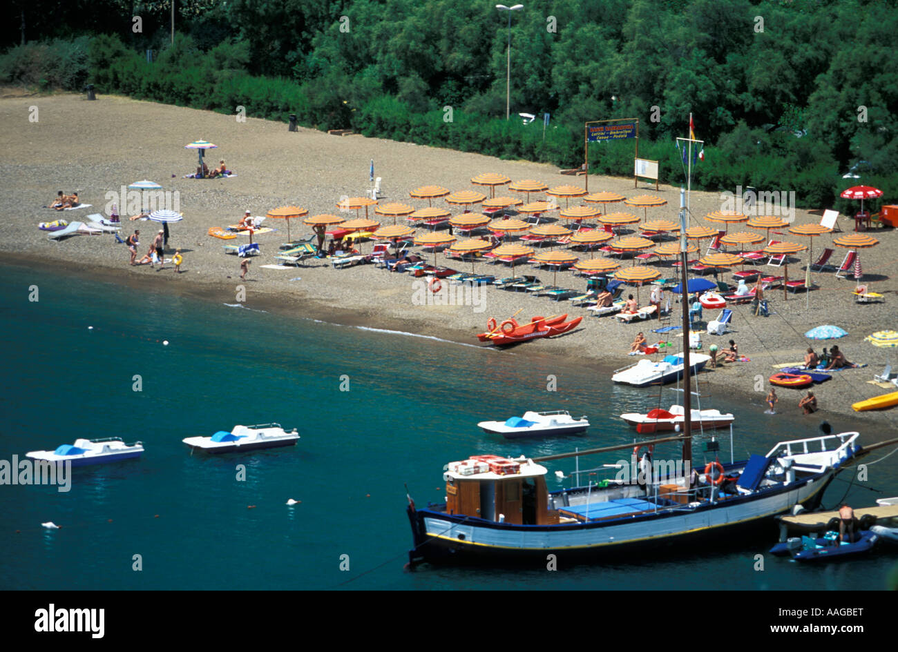 Spiaggia di Barbarossa Elba toscana italia Foto Stock