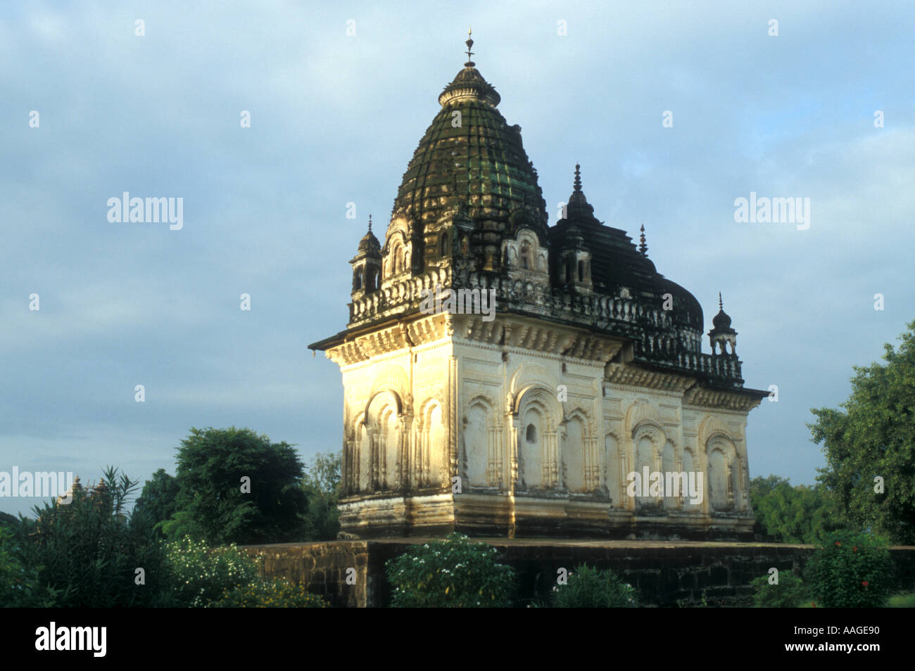 I templi di Khajuraho Madhya Pradesh India Foto Stock