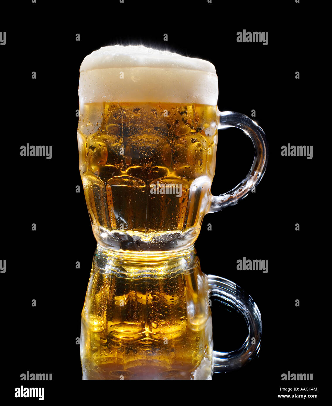 Boccale di birra Foto Stock