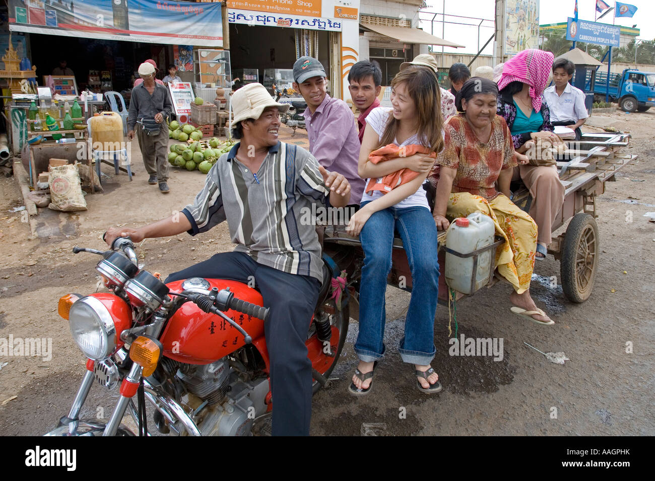Oudong, Phnom Penh Cambogia Foto Stock