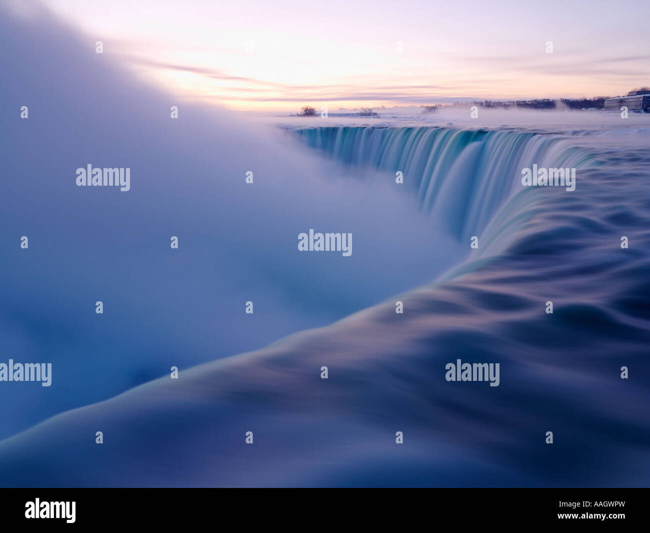 Canada, Ontario, Niagara Falls all'alba Foto Stock