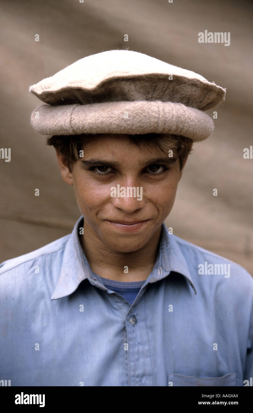 Ragazzo afghano Foto Stock
