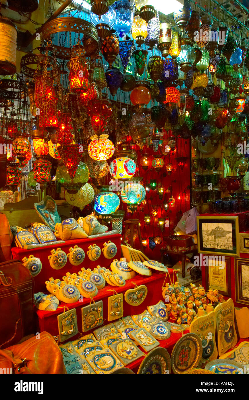 All'interno della Gran Bazaar Istanbul Foto Stock