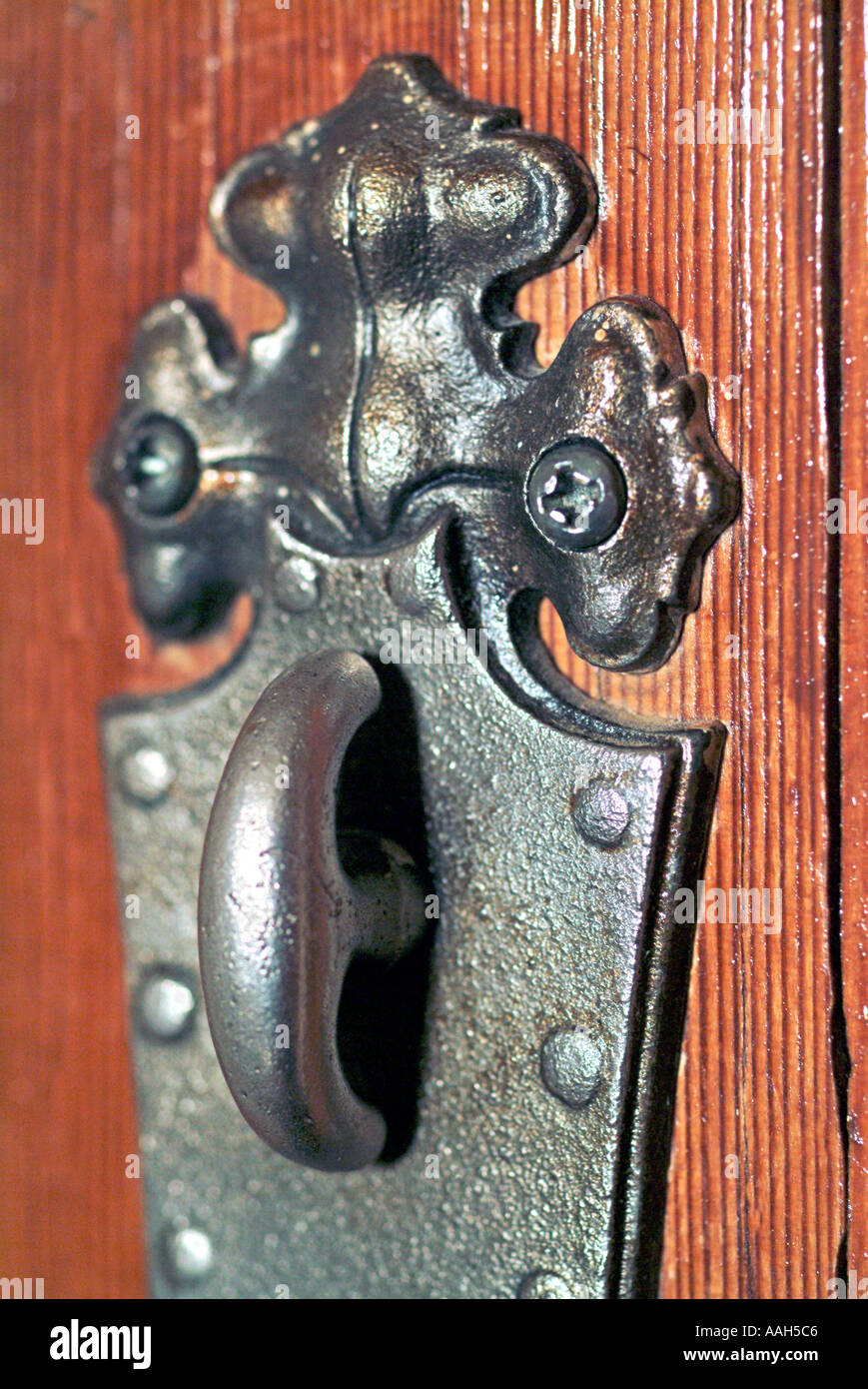 Antica masaneta con twist lock Foto Stock