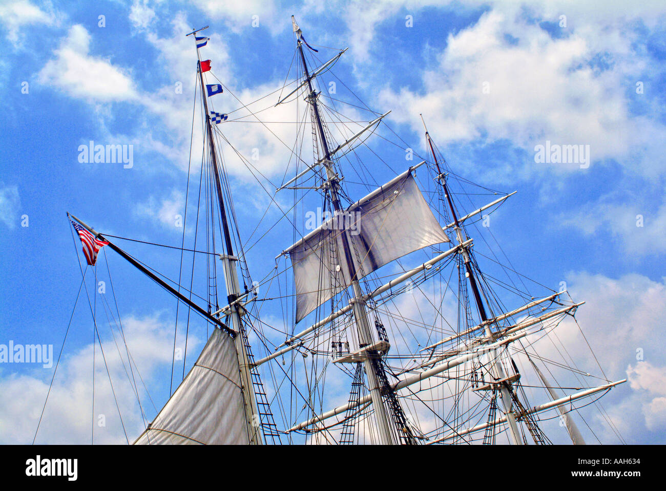 Square rigger nave a vela Foto Stock