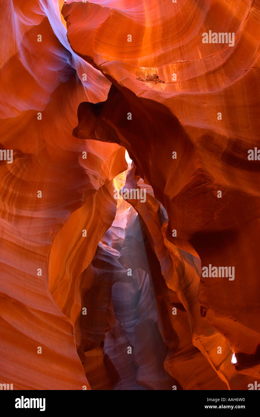 Dettaglio della stupefacente Antelope Canyon Arizona USA Foto Stock