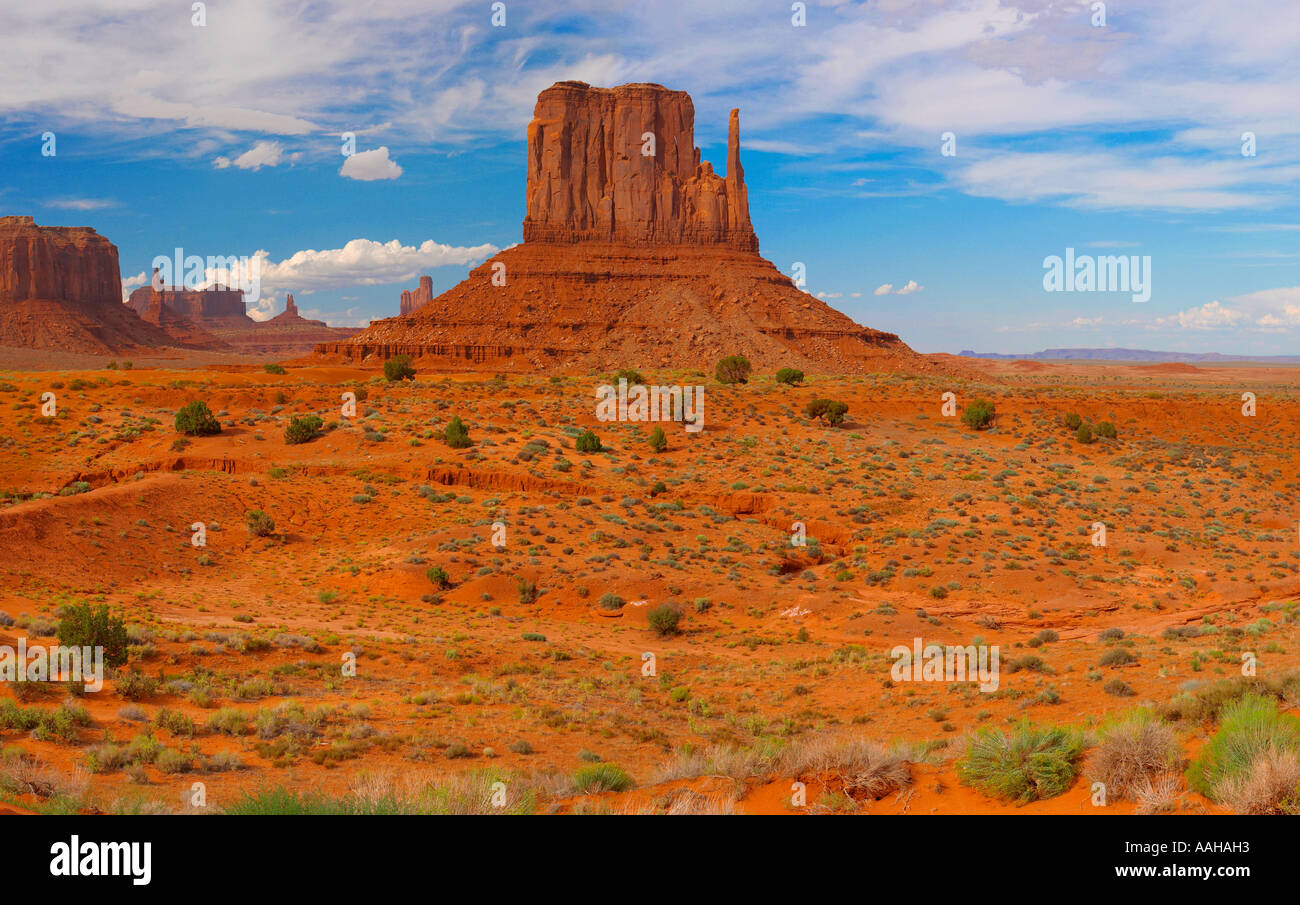 Le splendide formazioni rocciose della Monument Valley, Arizona USA Foto Stock