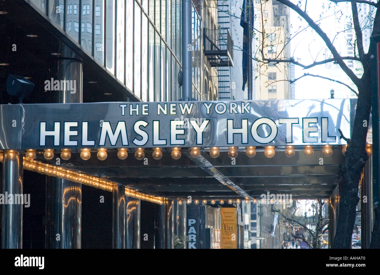 La helmsley hotel sulla 42nd street a New York City Foto Stock