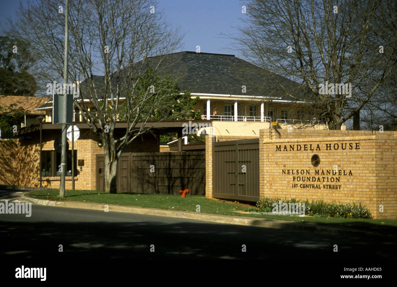 Mandela House Rosebank un sobborgo di Johannesburg Sudafrica Foto Stock