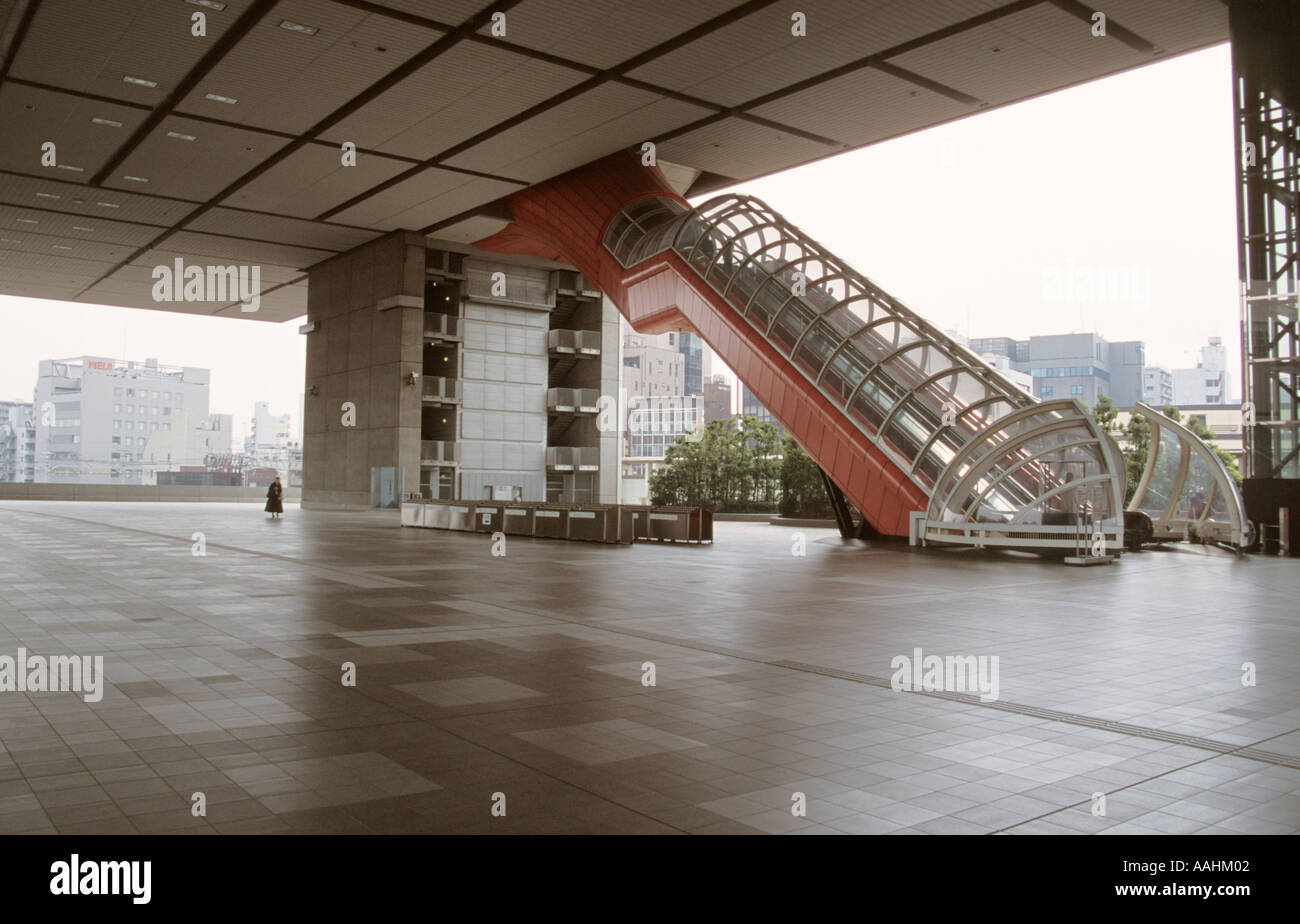 Giappone Tokyo Museo di Edo Tokyo Escalator nel museo Foto Stock